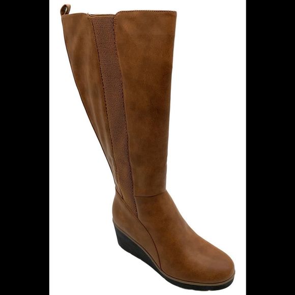 Soul Naturalizer Women's Adrian Wide Calf Knee High Boot Toffee - Medium - Picture 1 of 3